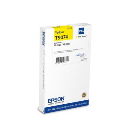 Epson C13T907440 WF-6xxx XXL patron sárga