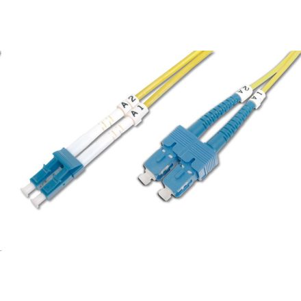 Digitus DK-2932-02 Fiber Optic Singlemode patch kábel LC / SC 2m sárga