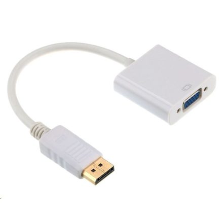 Gembird Cablexpert Display port male --> VGA female adapter (A-DPM-VGAF-02-W)