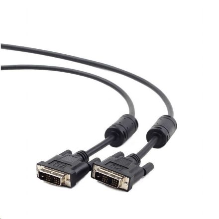 Gembird Cablexpert DVI kábel, single link 1,8 m, fekete (CC-DVI-BK-6)