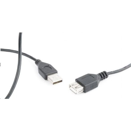 Gembird Cablexpert USB 2.0 A-A hosszabbító kábel 75cm  (CC-USB2-AMAF-75CM/300-BK)