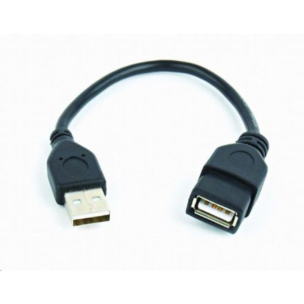 Gembird Cablexpert USB 2.0 A-A hosszabbító kábel 15cm (CCP-USB2-AMAF-0.15M)