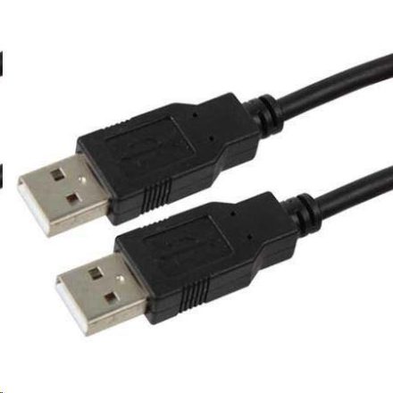 Gembird Cablexpert USB 2.0 A-A összekötő kábel 1.8m, fekete (CCP-USB2-AMAM-6)