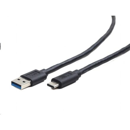 Gembird Cablexpert USB 3.0 AM --> Type-C (AM/CM) kábel 50cm fekete  (CCP-USB3-AMCM-0.5M)