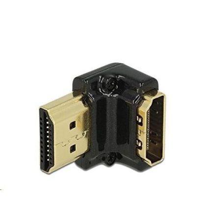 Delock 65662 High-Speed Ethernet HDMI-A anya > HDMI-A apa 4K 90° felfelé, fekete