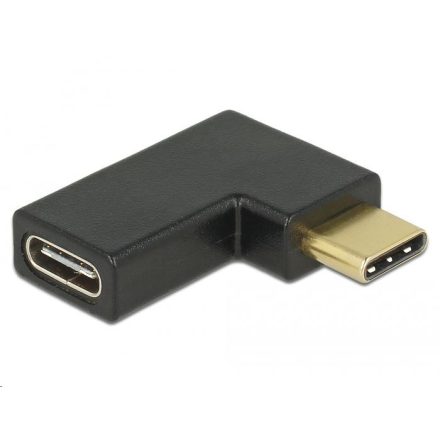 Delock 65915 USB 10 Gbps (USB 3.1 Gen 2) USB Type-C csatlakozó > csatlakozó ívelt, bal / jobb