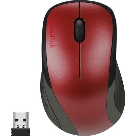 Speedlink KAPPA vezeték nélküli optikai egér piros-fekete (SL-630011-RD)