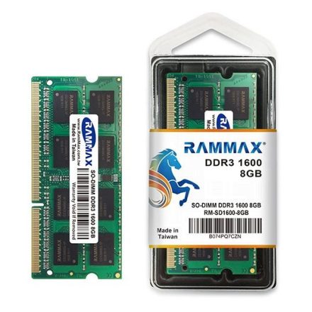8GB 1600MHz DDR3 notebook RAM RamMax 1.35V (RM-SD1600-8GBL)