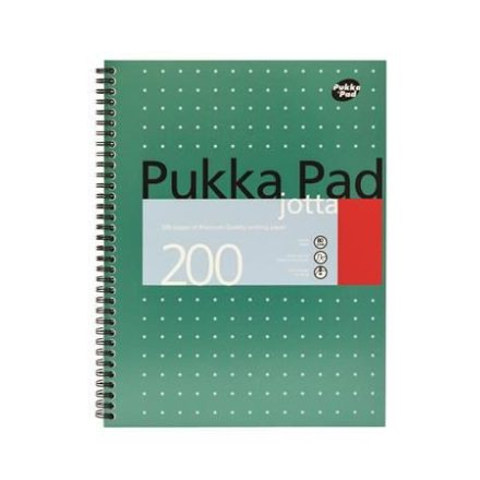 Pukka Pad spirálfüzet, A4+, vonalas, 100 lap, "Metallic Jotta" (PUPJJM018V)