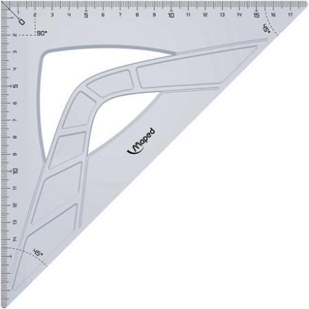 Maped "Geometric" háromszög vonalzó, 45°, 26cm (IMA242426)