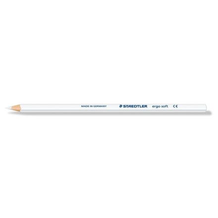 Staedtler "Ergo Soft" színes ceruza, háromszögletű, fehér (TS1570)
