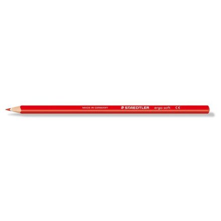 Staedtler "Ergo Soft" színes ceruza, háromszögletű, piros (TS1572)