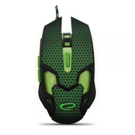 Esperanza MX207 COBRA optikai Gaming egér zöld (EGM207G)