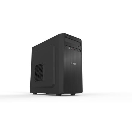 AIO Vigeo TMQ01 Hairline Black Bezel táp nélküli MicroATX ház fekete (TMQ0102)