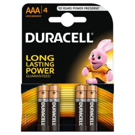 Duracell Basic DL Alkáli mini Ceruzaelem AAA 4db (MN2400B4)