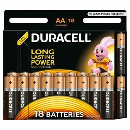 Duracell Basic DL Alkáli Ceruzaelem AA 18db (MN1500B18)