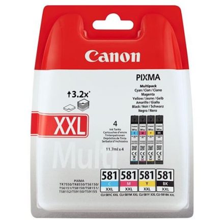 Canon CLI-581XXL Multi-Pack tintapatron (1998C005)