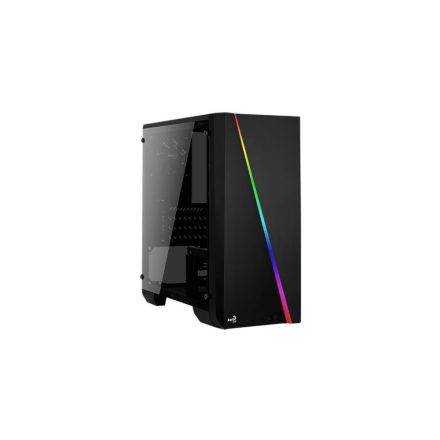 AeroCool Cylon Mini Tempered Glass táp nélküli ablakos Micro ATX ház fekete (4718009152359)