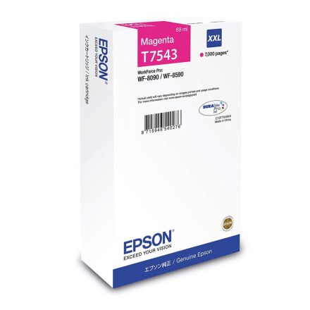 Epson WF-8090 / WF-8590 XXL tintapatron magenta  (C13T754340)