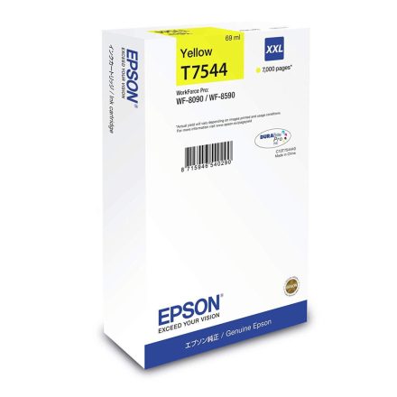 Epson WF-8090 / WF-8590 XXL tintapatron sárga  (C13T754440)