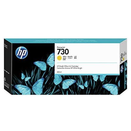 HP 730 DesignJet tintapatron 300ml sárga (P2V70A)