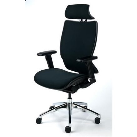 MAYAH "Crown" főnöki szék fejtámasszal  (BBSZVV36 / CM4003S BLACK)