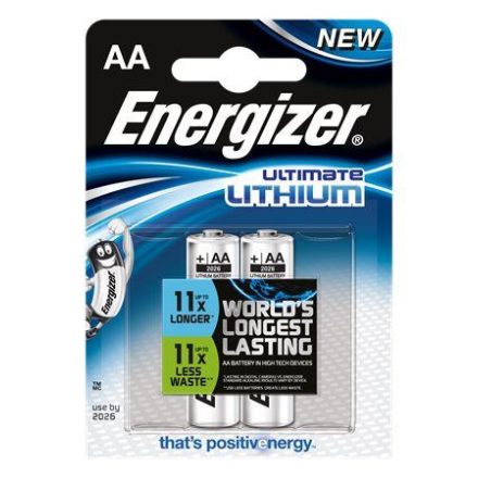 Energizer Ultimate Lithium AA ceruzaelem (2db/csomag)  (639154)