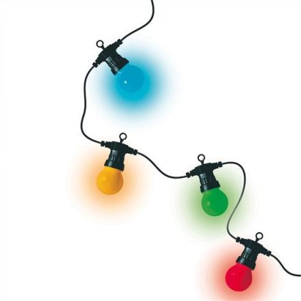 Somogyi LED-es Fényfüzér gömb alakú színes  (LPL 30/M)
