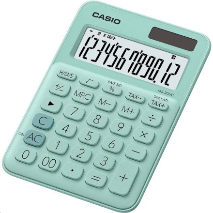 Casio MS-20UC-GN asztali számológép, zöld