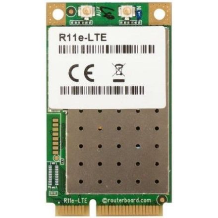 Mikrotik R11e-LTE 2G/3G/4G/LTE miniPCI-e hálózati kártya  (R11e-LTE)