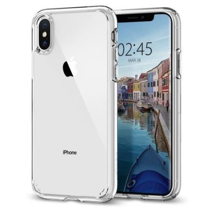 Spigen Ultra Hybrid Apple iPhone XS hátlaptok átlátszó (063CS25115)