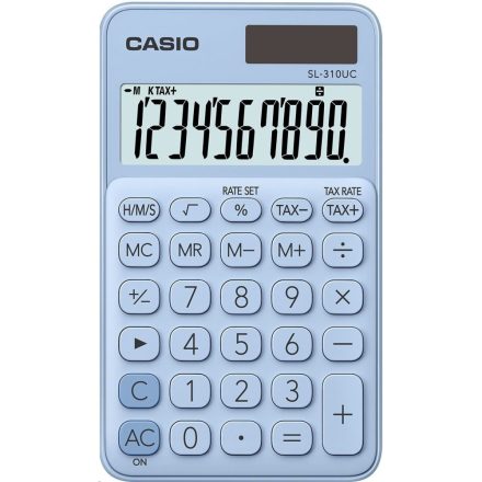 Casio SL-310UC-LB zsebszámológép, világoskék