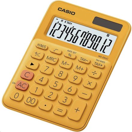 Casio MS-20UC-RG asztali számológép, narancssárga