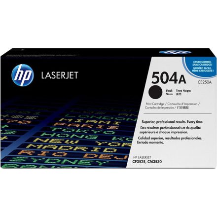 HP CE250A fekete toner (504A)