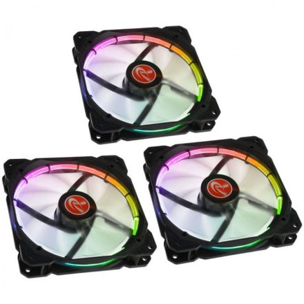 Raijintek AURAS 14 RGB ház hűtő 14 cm (3db) (0R400052)