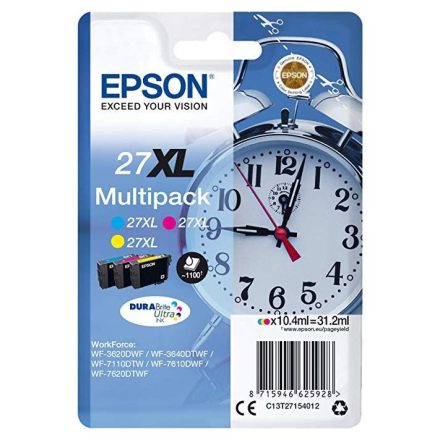 Epson 27XL DURABrite tintapatron 3 színű multipack (C13T27154012)