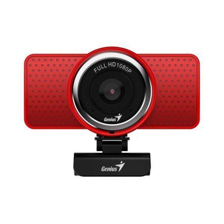 Genius ECam 8000 webkamera piros (32200001401 / 32200001407)