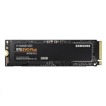 250GB Samsung 970 EVO Plus M.2 SSD meghajtó (MZ-V7S250BW) 5 év gyártói garanciával!