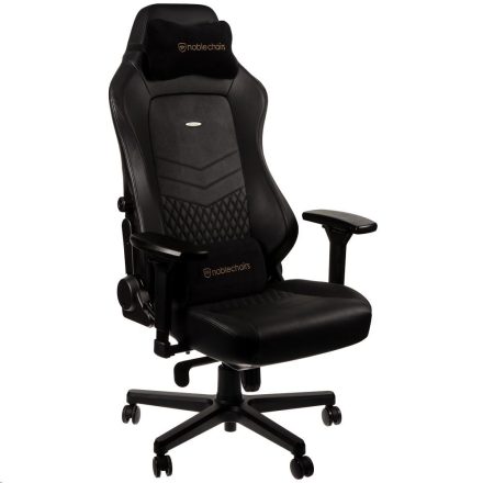 noblechairs HERO gaming szék Valódi bőr Fekete (NBL-HRO-RL-BLA)