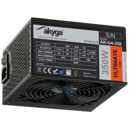 Akyga ULTIMATE 350W tápegység (AK-U4-350)