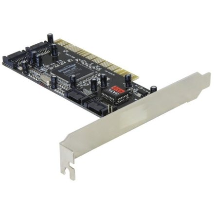 DeLock DL70154 4x SATA Port PCI RAID Vezérlő