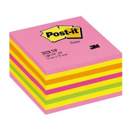 3M Post-it FT510093204 öntapadó jegyzettömb 76x76mm lollipop pink (LP2028NP)