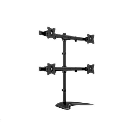 Multibrackets asztali rögzítő Deskstand Basic Quad dönthető, forgatható konzol, 15" - 27" fekete (7350073733347)