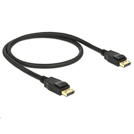 DeLock 85506 Displayport 1.2 apa > Displayport apa 0,5m fekete