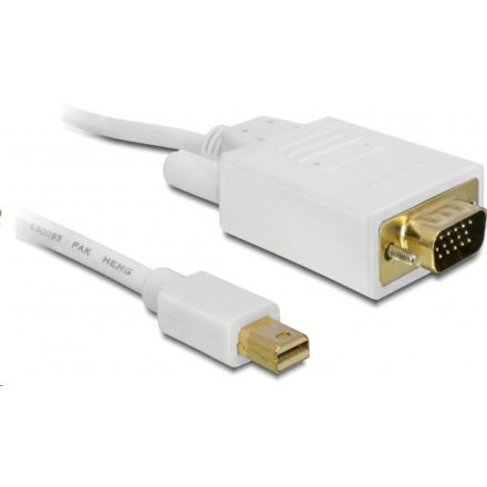 Delock Displayport mini apa > VGA 15 pin apa kábel 5 m (82936)