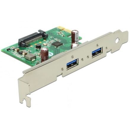 DeLock 2x USB 3.0 bővítő kártya PCI-E (89391)