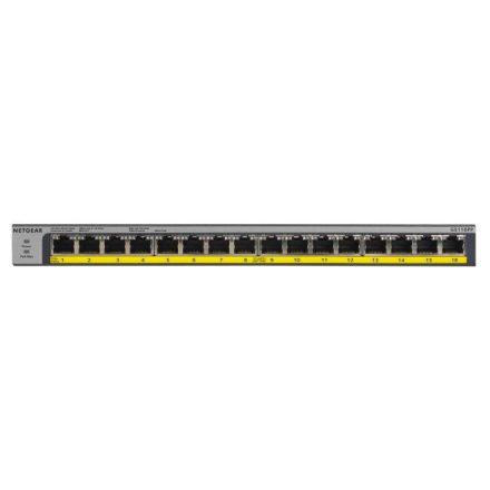 Netgear GS116PP-100EUS 1000Mbps 16 portos PoE switch