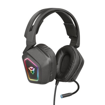 Trust GXT 450 Blizz RGB 7.1 Surround Gamer USB mikrofonos fülhallgató (23191)