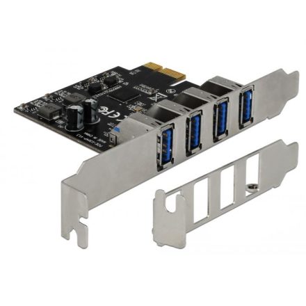 DeLock 4x USB 3.0 bővítő kártya PCI-E (90304)