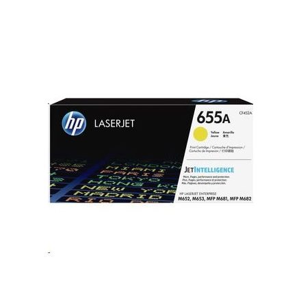 HP 655A LaserJet tonerkazetta sárga (CF452A)